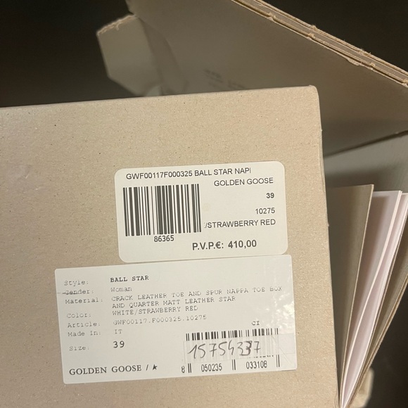 Golden Goose Ballstar Sneakers-39 NIB 100% Authentic - Picture 6 of 7